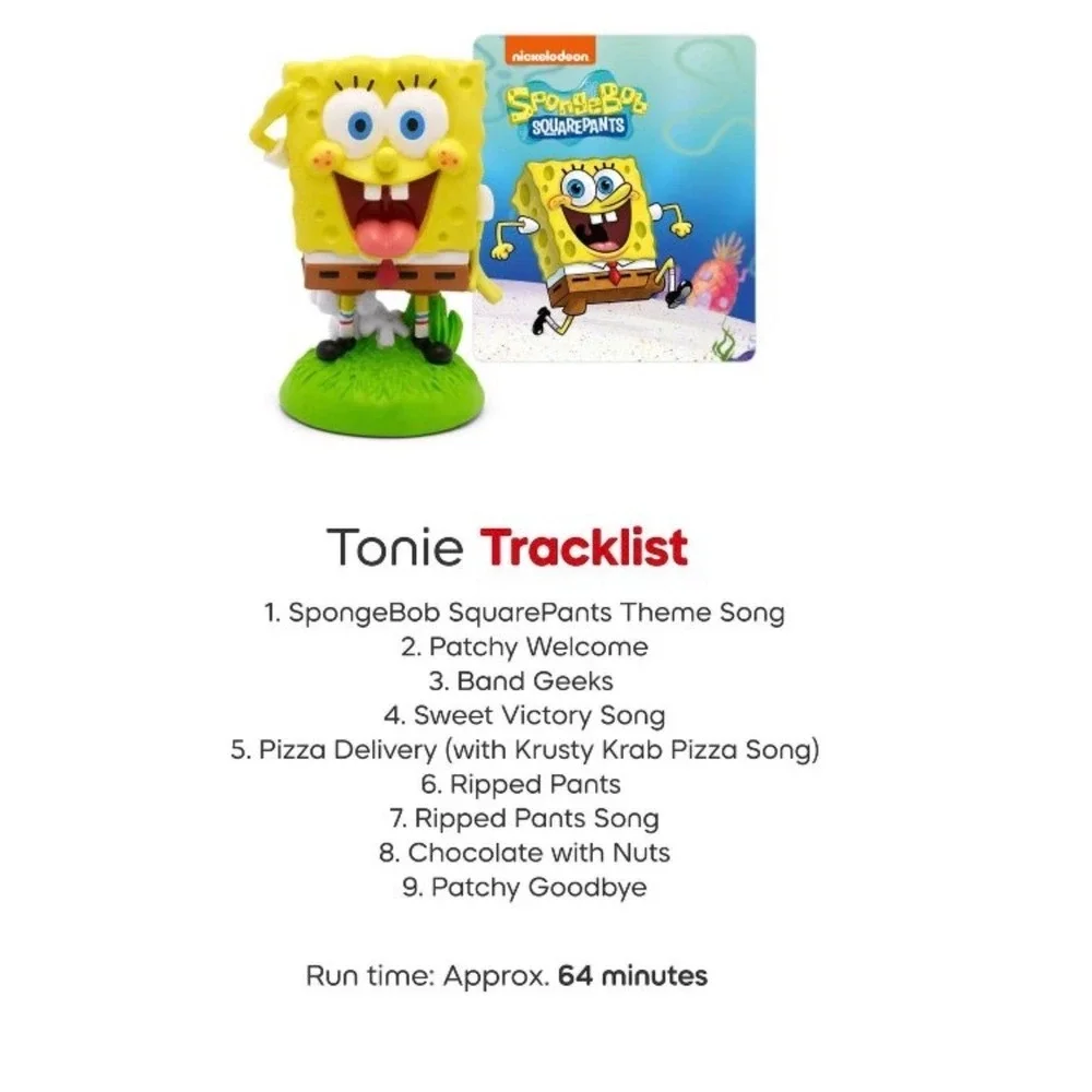 Tonies SpongeBob SquarePants Audio  Character Figure Nickelodeon New